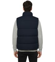 BLEND Tomy Men's Quilted Vest, Warmly Lined Transitional Vest with High Collar 20716813 ME 194024 Blue