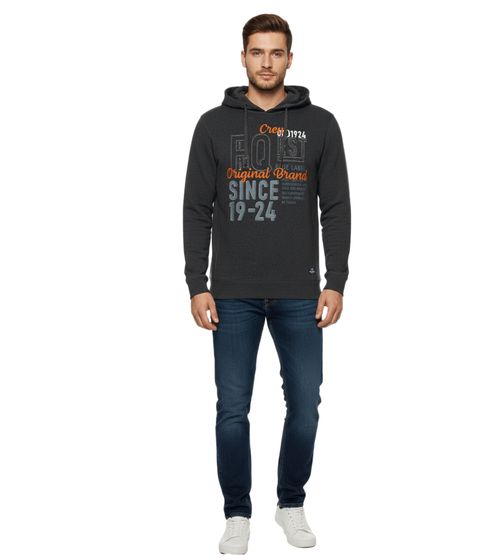 Sudadera con capucha Erik FQ1924 para hombre, de algodón con bordado, color gris (21900544-ME 200278)