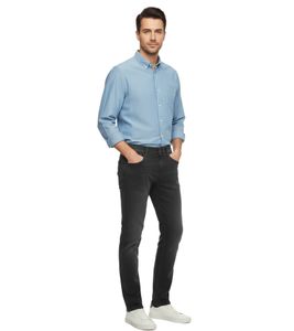 FQ1924 Juan Men's Regular-Fit Denim Jeans, 5-Pocket Style, Cotton Trousers 21900669 200295 Gray