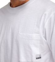 11 PROJECT Emilio Men's Long-Sleeve Basic Shirt with Crew Neck, Cotton Shirt 21300996ME 110601 White