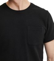11 PROJECT Otto Men's Cotton T-Shirt, Simple Summer Shirt with Chest Pocket 20716238 ME 194007 Black