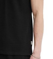 11 PROJECT Otto Men's Cotton T-Shirt, Simple Summer Shirt with Chest Pocket 20716238 ME 194007 Black