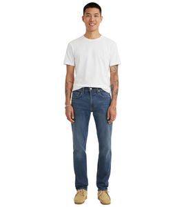 LEVI'S 502 Taper Performance Cool Men's Slim Leg Jeans, Cotton, 29507-0053 "Dark Indigo Worn In" Blue