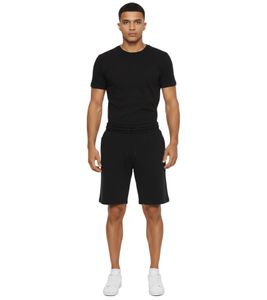 NORTH BEND Brendan Men's Casual Sweat Shorts with Viscose and Pockets 223450MMM 1001 Black