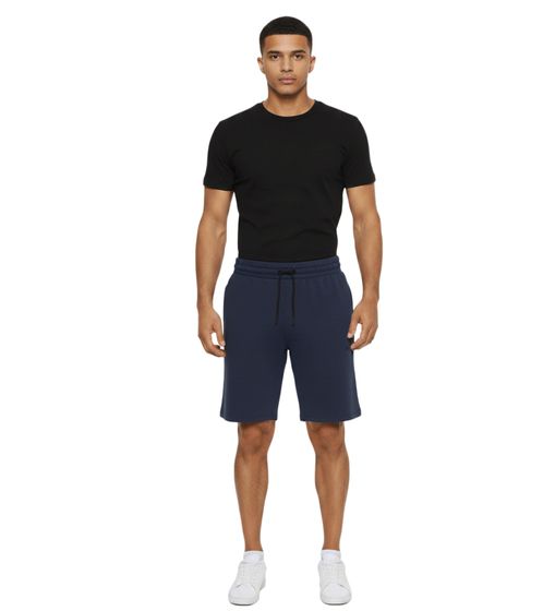 NORTH BEND Brendan Men's Casual Bermuda Sweat Shorts with Viscose and Pockets 223450MMM 2154 Blue