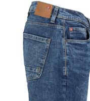 Pantalones vaqueros SUBLEVEL para hombre, estilo recto moderno, cinco bolsillos, algodón, H85006T61957M190 Azul