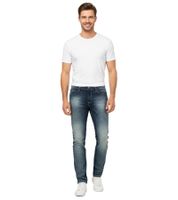 Pantalones vaqueros SUBLEVEL para hombre, estilo recto moderno, cinco bolsillos, algodón, H85006T61957M190 Azul