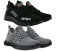 Baskets décontractées BEYOND THE RAINBOW avec logo NASA - Chaussures de tous les jours, modèle CSK206, coloris noir ou gris