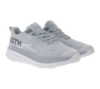 U.S. ATHLETIC Nitro Men's Casual Sneakers with "USTH" Print, Lace-Up Shoes, Gray/White