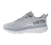 U.S. ATHLETIC Nitro Men's Casual Sneakers with "USTH" Print, Lace-Up Shoes, Gray/White