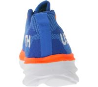 Sneakers Nitro casual da uomo U.S. Athletic con stampa "USTH" e lacci, blu/arancione neon/bianco
