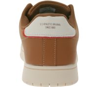 Zapatillas deportivas U.S. Athletic Street para hombre, estilo urbano, con estampado del logo, con cordones, color marrón.