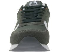 U.S. ATHLETIC Speed ​​Run Men's Sports Sneakers in Canvas/Suede Look, Lace-Up Shoes, Dark Gray