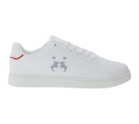 U.S. Athletic Street Men's City Sneakers with Logo Print Lace-up Shoes Trainers white