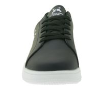 U.S. Athletic Street Men's City Sneakers with Logo Print Lace-up Shoes Trainers Black