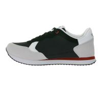U.S ATHLETIC Speed Run Herren Sport-Sneaker in Canvas-Wildlederoptik Schnür-Schuhe Turnschuhe Schwarz/Grau/Weiß