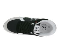 U.S ATHLETIC Speed Run Herren Sport-Sneaker in Canvas-Wildlederoptik Schnür-Schuhe Turnschuhe Schwarz/Grau/Weiß