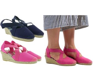 Citywalk Wedges Sandali con Zeppa da Donna con Elastico, Espadrillas 11007623 Rosa