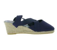 Citywalk Wedges Damen Keilabsatz-Sandalen mit Gummizug Espadrilles Sandalette 11007623 Pink oder 89353835 Dunkelblau