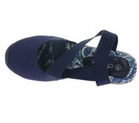 Citywalk Wedges Damen Keilabsatz-Sandalen mit Gummizug Espadrilles Sandalette 11007623 Pink oder 89353835 Dunkelblau