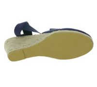 Citywalk Wedges Damen Keilabsatz-Sandalen mit Gummizug Espadrilles Sandalette 11007623 Pink oder 89353835 Dunkelblau