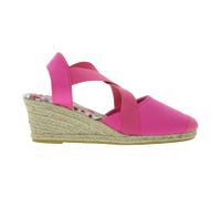 Citywalk Wedges Damen Keilabsatz-Sandalen mit Gummizug Espadrilles Sandalette 11007623 Pink oder 89353835 Dunkelblau