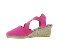 Citywalk Wedges Damen Keilabsatz-Sandalen mit Gummizug Espadrilles Sandalette 11007623 Pink oder 89353835 Dunkelblau
