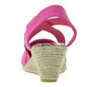 Citywalk Wedges Damen Keilabsatz-Sandalen mit Gummizug Espadrilles Sandalette 11007623 Pink oder 89353835 Dunkelblau