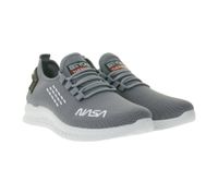 BEYOND THE RAINBOW Herren Freizeit-Sneaker mit NASA Schriftzug Alltags-Schuhe Turnschuhe in Blau, Schwarz oder Grau