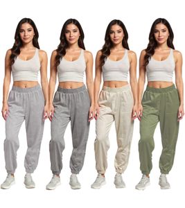 ZEGY Women's Jogging Pants - Comfortable Sweatpants with Side Pockets - Cotton Trousers 1068 in Beige, Gray, or Khaki
