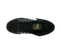 BRITISH KNIGHTS Roco Damen Mid-Top Sneaker mit Leoparden-Muster Schnür-Schuhe mit hoch- oder umklappbaren Schaft B48-3709-02 Schwarz