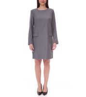 2-Pack Women's Sustainable Dress with Shoulder Pads, Wool Blend Business Dress, Mini Dress 956968 Gray