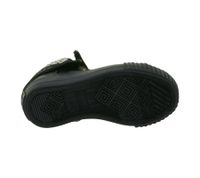 BRITISH KNIGHTS Roco Baby Mid-Top Sneakers with Cheetah Print - Toddler Lace-Up Shoes with Fold-Down Cuff - Girls B48-3709I-01 Black