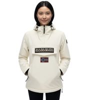 NAPAPIJRI Rainforest Damen Übergangs-Jacke mit nachhaltiger Comfortemp-Synthetikfüllung Windbreaker Wind-Jacke Schwarz oder Beige