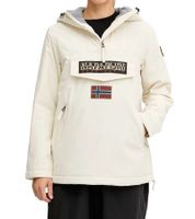 NAPAPIJRI Rainforest Damen Übergangs-Jacke mit nachhaltiger Comfortemp-Synthetikfüllung Windbreaker Wind-Jacke Schwarz oder Beige
