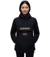 NAPAPIJRI Rainforest Damen Übergangs-Jacke mit nachhaltiger Comfortemp-Synthetikfüllung Windbreaker Wind-Jacke Schwarz oder Beige