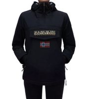 NAPAPIJRI Rainforest Damen Übergangs-Jacke mit nachhaltiger Comfortemp-Synthetikfüllung Windbreaker Wind-Jacke Schwarz oder Beige