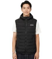 NAPAPIJRI A-Gesar V Herren Stepp-Weste wattierte Puffer-Weste mit seitlichen Eingriffstaschen Schwarz oder Navy-Blau