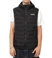 NAPAPIJRI A-Gesar V Herren Stepp-Weste wattierte Puffer-Weste mit seitlichen Eingriffstaschen Schwarz oder Navy-Blau