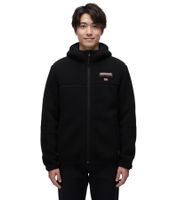 NAPAPIJRI T-Tynik FZH Herren Fleece-Jacke nachhaltige Sweat-Jacke mit seitlichen Eingriffstaschen Fleecejacke Schwarz oder Beige
