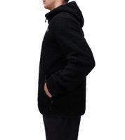 NAPAPIJRI T-Tynik FZH Herren Fleece-Jacke nachhaltige Sweat-Jacke mit seitlichen Eingriffstaschen Fleecejacke Schwarz oder Beige