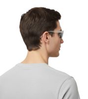 Occhiali da sole Champion da uomo, occhiali da sole casual polarizzati per le vacanze, senza filtro, CU5146 63C04 Grigio/Bianco-Trasparente