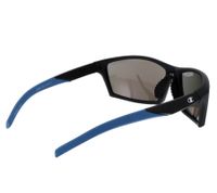 Champion Sport Sunglasses for Men, Mirrored Lenses, Polarized, Category 3, CU514201, Blue/Black