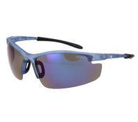 Champion Sport Sunglasses for Men, Mirrored Lenses, Polarized, Category 3, CU514405, Blue