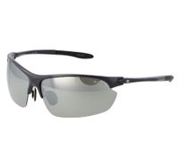 Champion Sport Sunglasses for Men, Mirrored Polarized Lenses, Category 3, CU513002, Gray