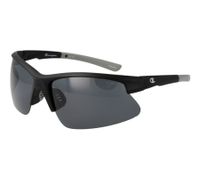 Champion Sport Sunglasses for Men, Mirrored Polarized Lenses, Category 3, CU513002, Gray