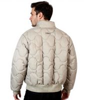 ROUGH. Herren Collegejacke oder Stepp-Jacke Übergangs-Jacke Freizeit Beige Stepp oder Schwarz/Weiß