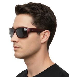Champion Sunglasses for Men, Polarized Casual Glasses, Vacation Glasses, Filter Category 3, CU514303, Bordeaux Red/Black