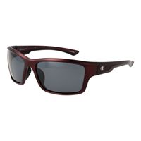 Lunettes de soleil Champion pour homme, lunettes décontractées polarisées, lunettes de vacances, catégorie de filtre 3, CU514303, rouge bordeaux/noir