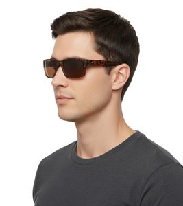 Champion Sonnenbrille Herren Freizeit-Brille polarisiert Urlaubs-Brille mit leicht Transparentem Rahmen CU514603 Braun